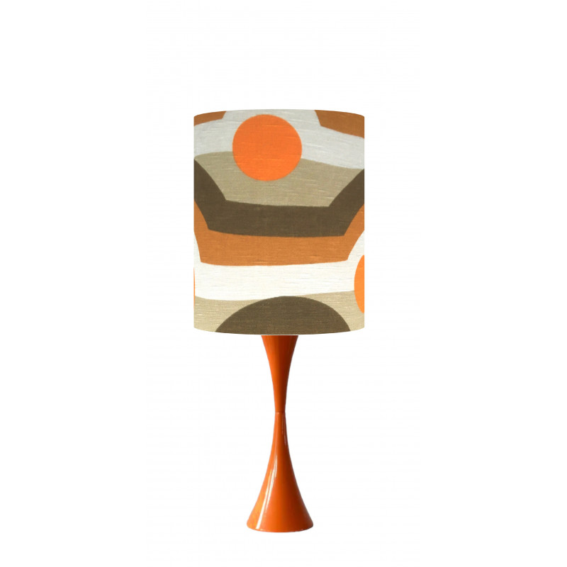 Lampshade Subway H30 D40 - 1970's fabric