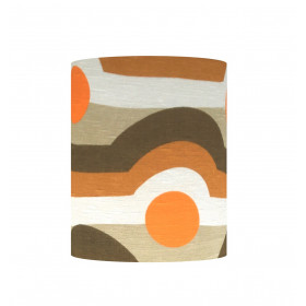 Lampshade Subway H30 D40 - 1970's fabric