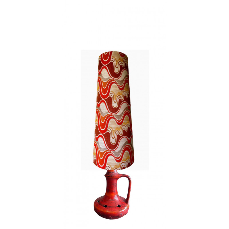 Lampshade Resonance H87cm D35cm D25cm - vintage fabric