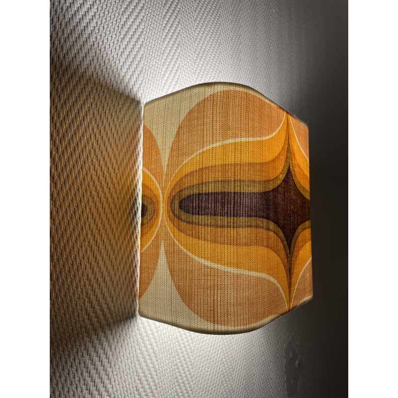 Wall lampshade Rex - mid-century fabric