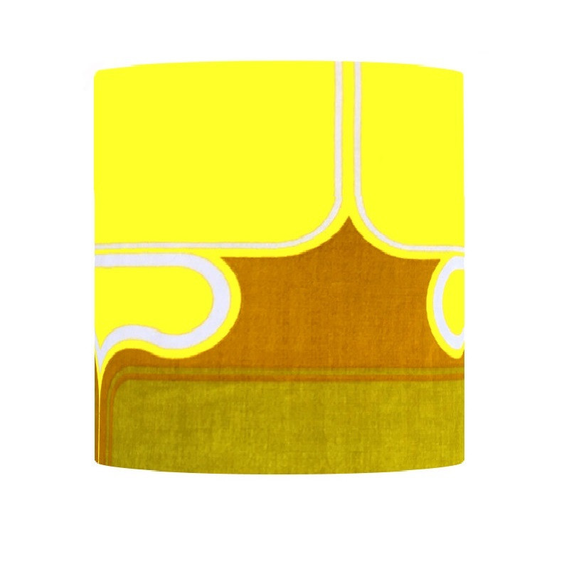 Lampshade Sirius H33cm D33cm - 70s fabric