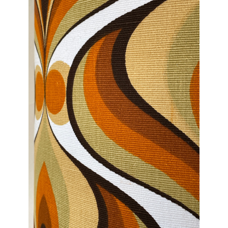 Lampshade Goutty H80 D35cm - 70s fabric