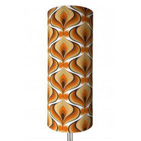 Lampshade Goutty H80 D35cm - 70s fabric