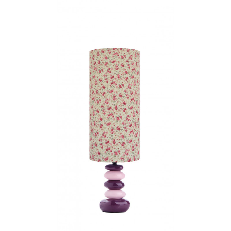 Lampshade Boutons de rose H50 D25 - Liberty fabric