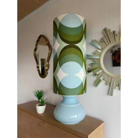 DeskLamp blue opalin glass Agate -...