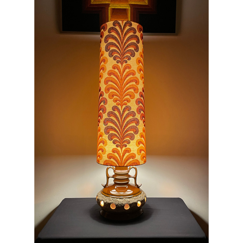 Lampe de sol Fougère - vintage 1970's