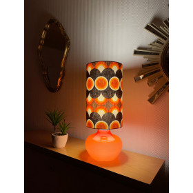 Lampe de meuble opaline orange Impact...