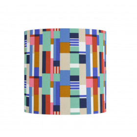 Abat-jour Mire H40 D45 - tissu graphique