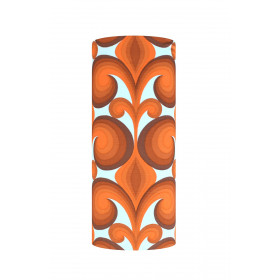 Lampshade Fleuron H75 D30cm - 70s fabric