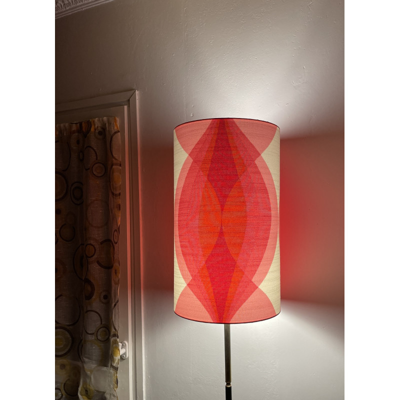 Lampshade Rosita H50 D30cm - mid century fabric