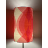 Lampshade Rosita H50 D30cm - mid century fabric