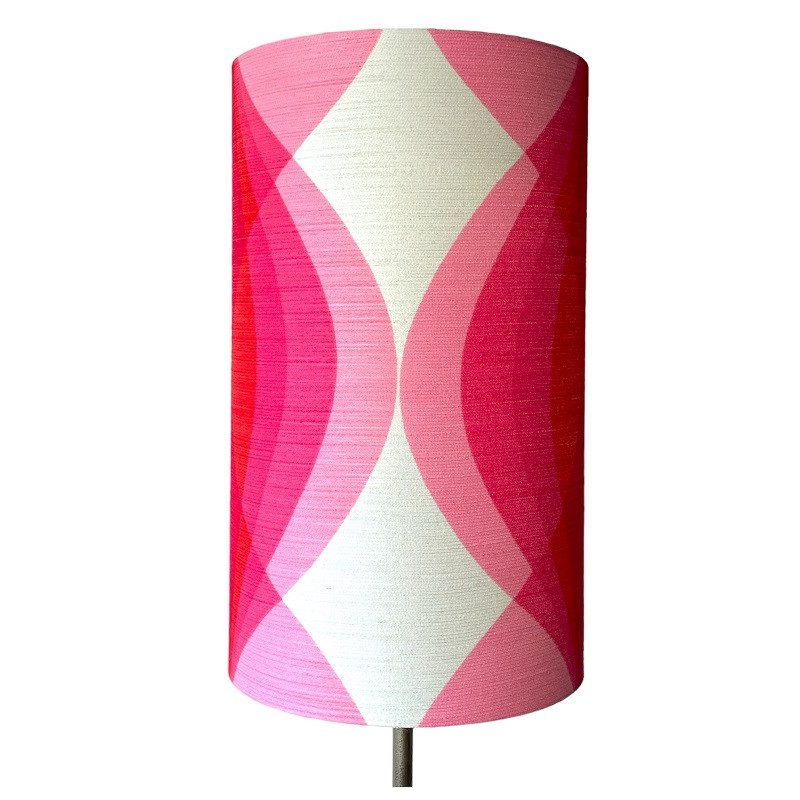 Lampshade Rosita H50 D30cm - mid century fabric