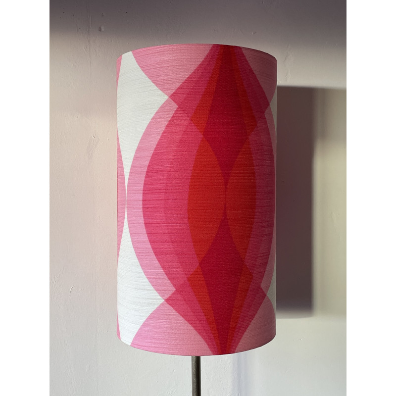 Lampshade Rosita H50 D30cm - mid century fabric