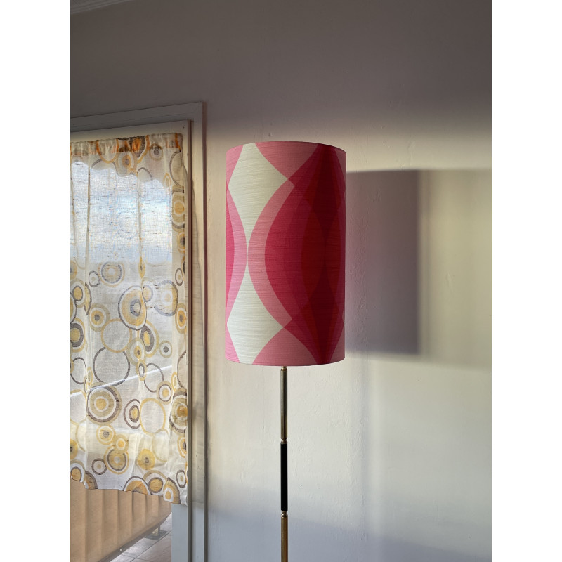 Lampshade Rosita H50 D30cm - mid century fabric