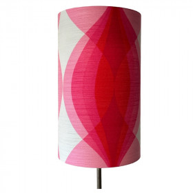 Abat-jour Rosita H50 D30 tissu vintage