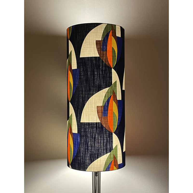 Lampshade Flambeau H70cm D30cm - vintage fabric