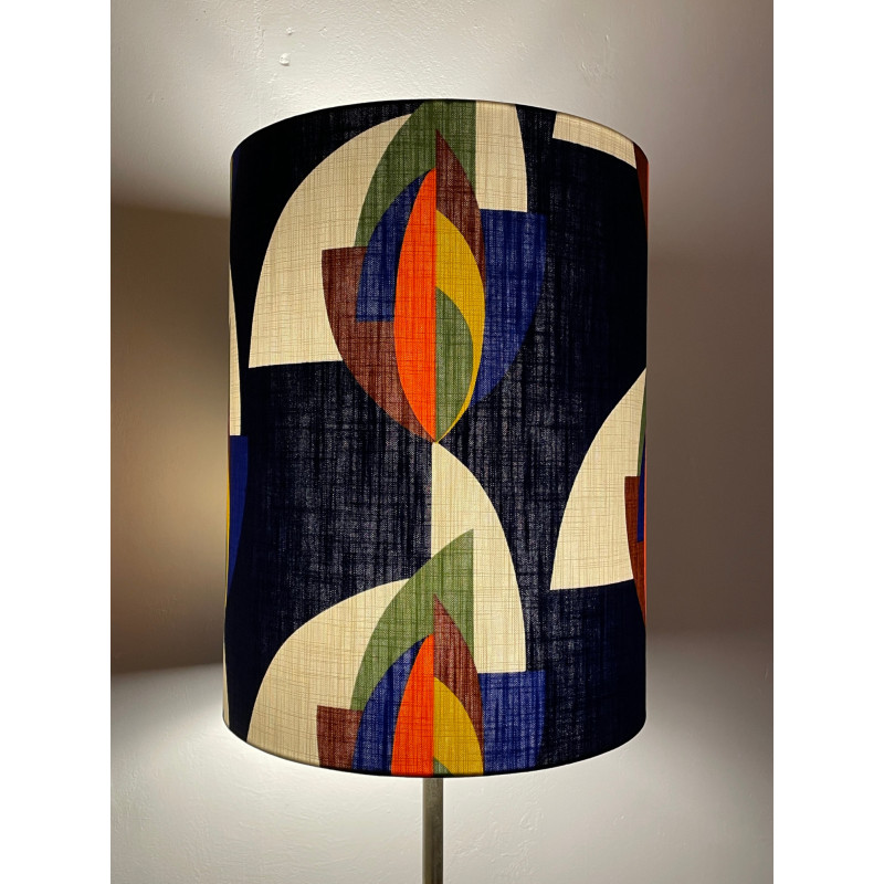 Lampshade Flambeau H45cm D35cm - vintage fabric