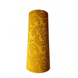 Abat-jour Plissé Style Vintage, Housse de Lampe Décorative Debout Tissu Élégant Kaki