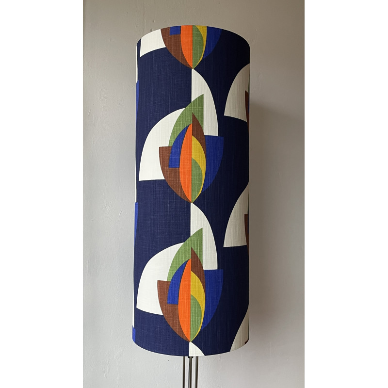 Lampshade Flambeau H70cm D30cm - vintage fabric