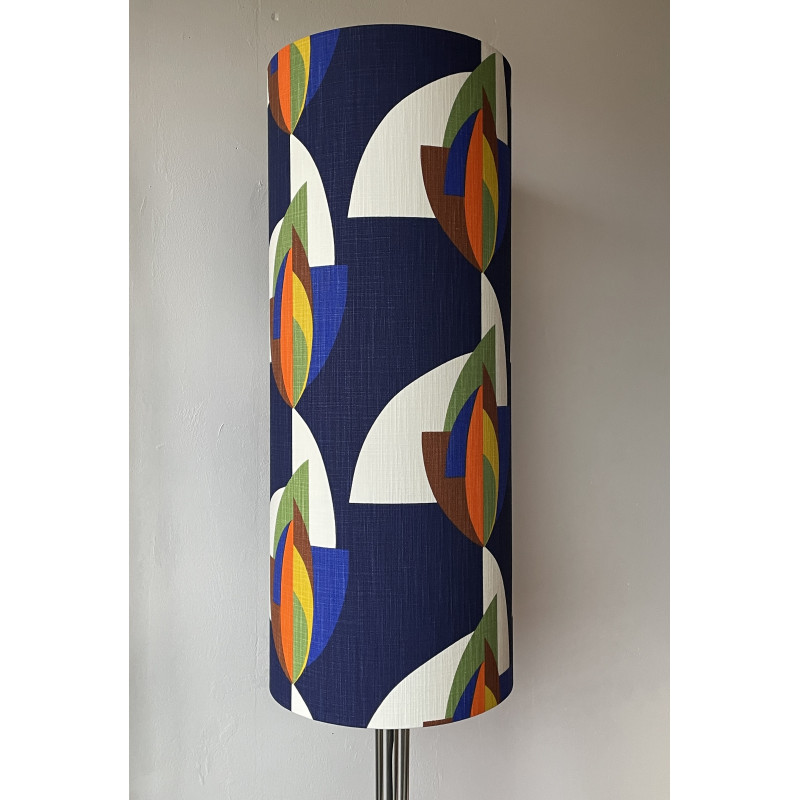 Lampshade Flambeau H70cm D30cm - vintage fabric