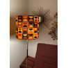 Lampshade Moma H38cm D40cm - vintage 70s fabric