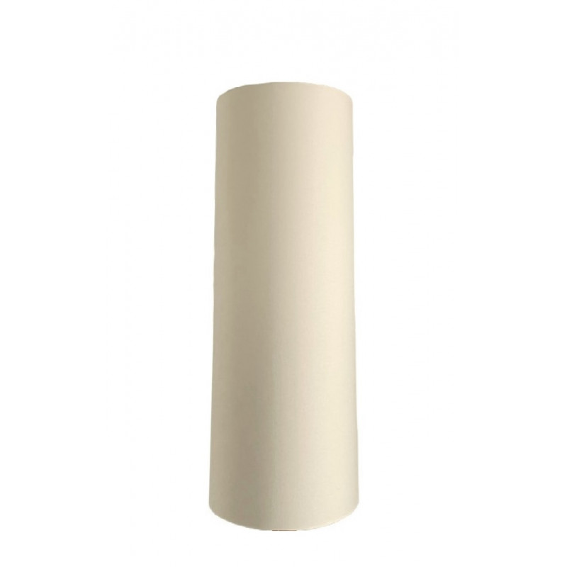 Lampshade light creamy white H80 D30 d25 R10cm