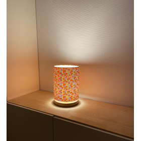 Lamp'angel Dotted H30 D20 - tissu...