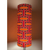 Lampshade Naxos red H70cm  D30cm  vintage 70's