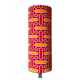 Abat-jour Naxos rouge H70 D30 vintage...