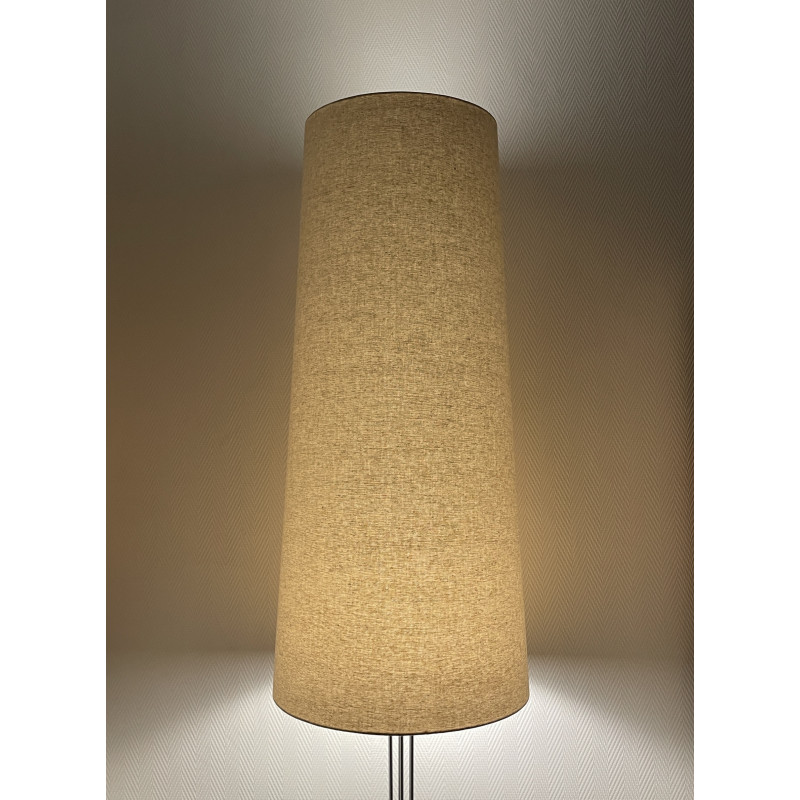 Abat-jour beige bison H90 D40 D30