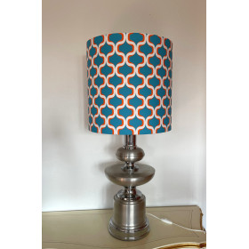 Desklamp Nova in blue fabric -...