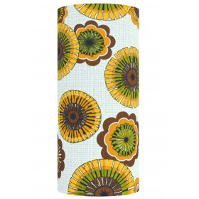 Abat-jour Hélianthe H55 D26 - tissu 70s