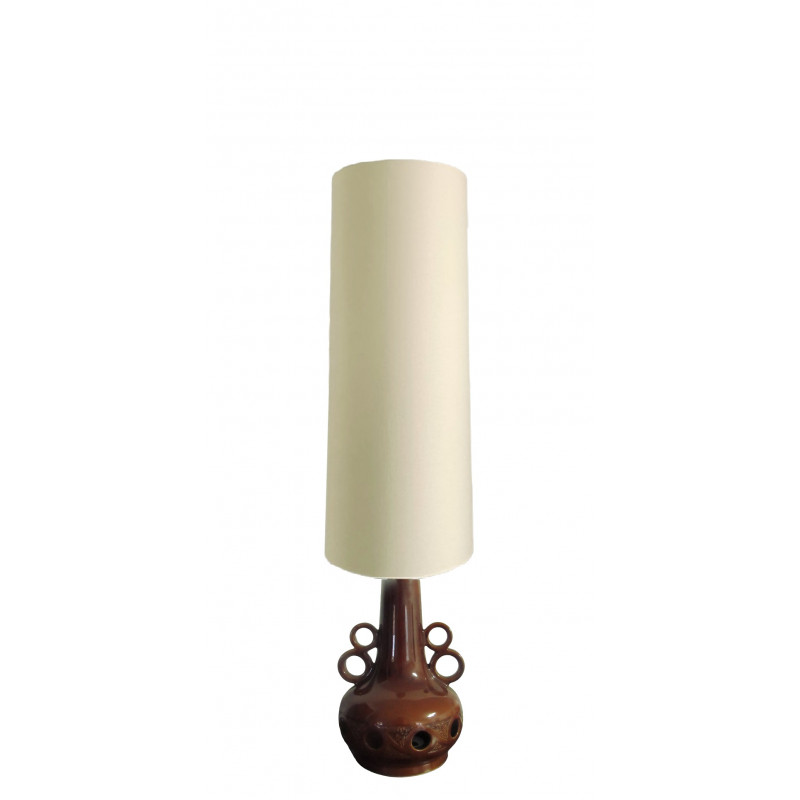 Lampshade light creamy white H80 D30 d25 R10cm