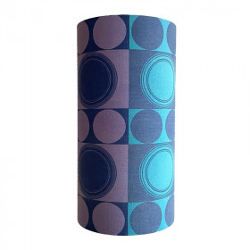 Abat-jour Attol H30 D16 - tissu vintage