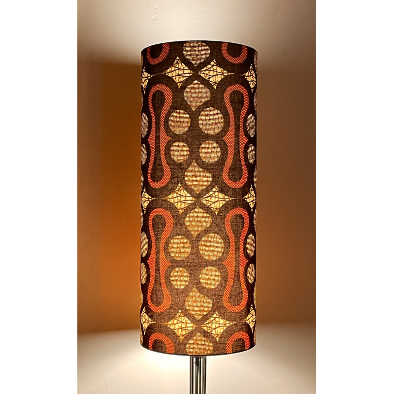 Lampshade Togo H75 D30cm - vintage 70s fabric