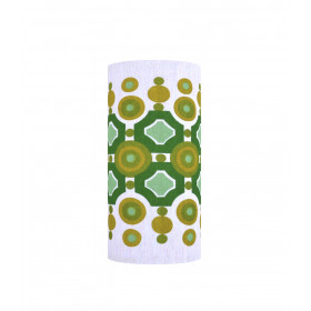 Abat-jour Chemin vert H40 D20 - tissu...