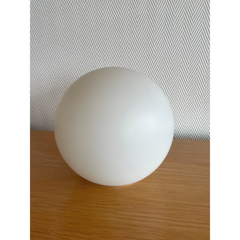 Glass Globe opaline blanc mat Diam. 15cm - Ouv. 5,8cm