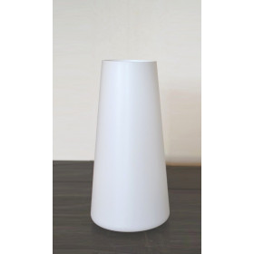 Glass Fugue opaline matt white H17cm...