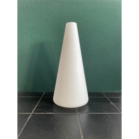 Glass Fugue opaline matt white H20cm...