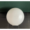 Glass Globe matt white opalin Diam. 14,5cm - Ouv. 4cm