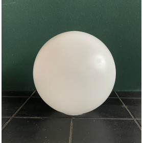 Glass Globe matt white opalin Diam....