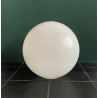 Glass Globe matt white opalin Diam. 14cm - Ouv. 4cm