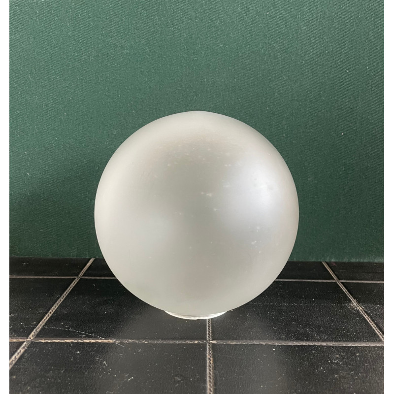 Glass Globe matt Diam. 13cm - Ouv. 4cm