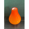 Glass Fugue orange opalin  H14cm - Ouv. 3,6cm