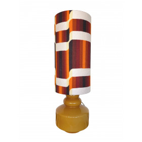 DeskLamp light brown opalin glass...