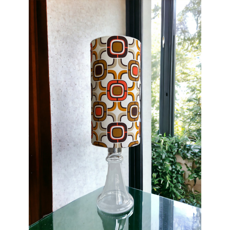 Lampshade Kansas H40 D20 - mid-century fabric