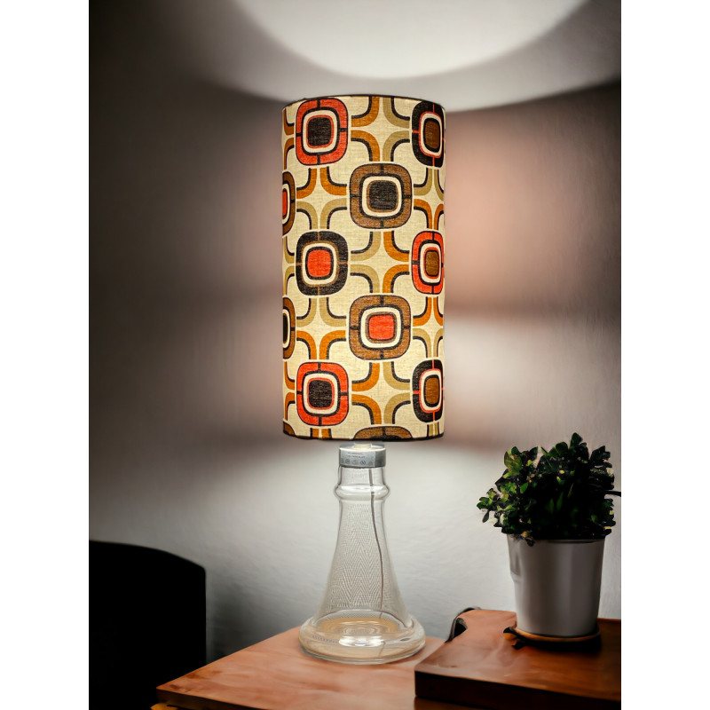 Lampshade Kansas H40 D20 - mid-century fabric