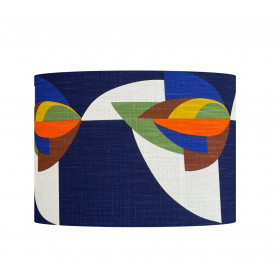 Lampshade Flambeau blue H30 D40cm