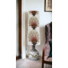 Lampshade Eventail H80 D35 D30cm - vintage fabric