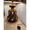 Lampe de meuble Electro jaune - céramique marron/caramel